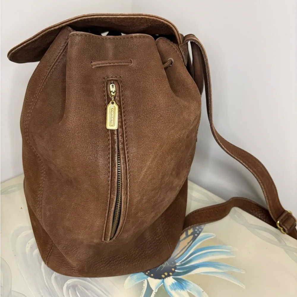 Coach XL !! Vintage Sonoma Nubuc Backpack